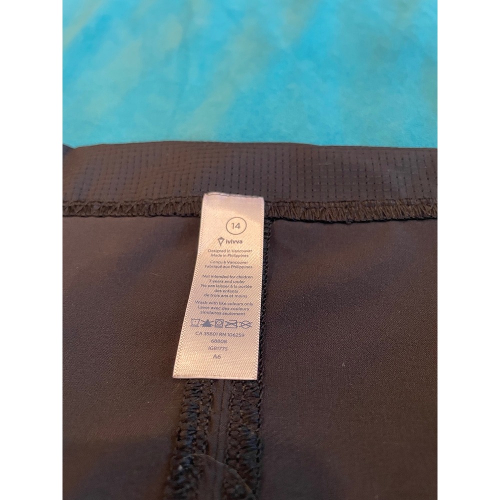 ivivva Athletic Dress Activewear Workout Running White Trim Size 14 - Picture 3 of 3